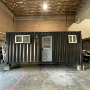 Luxe containerhuis slaapzaalmodel van compact living-negen